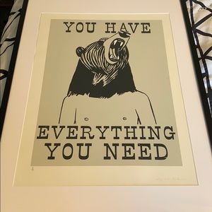 You have everything you need Limited Print Cheriel